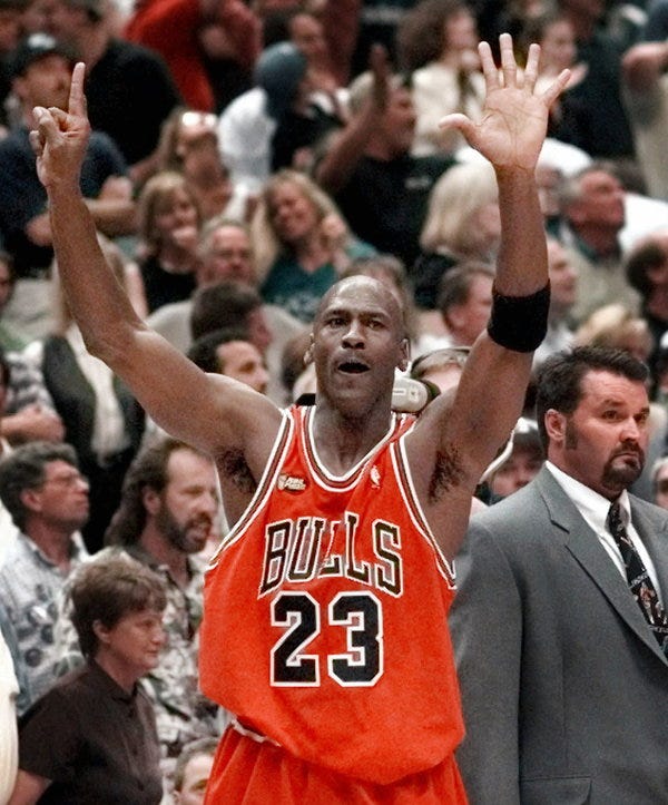 michael jordan number 6